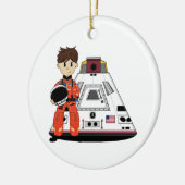 Cute Spaceman Ornament (Links)