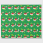 Cute Spaghetti kinderen Birthday Party Kawaii Cadeaupapier (Vlak)