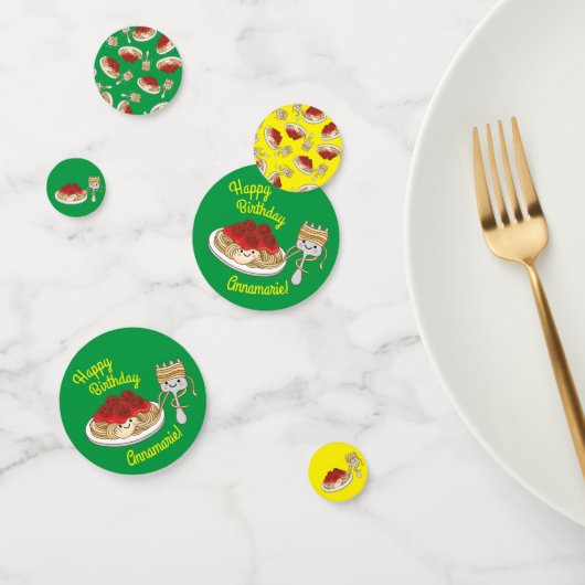 Cute Spaghetti kinderen Birthday Party Kawaii Confetti (Groep)