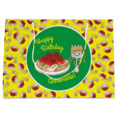 Cute Spaghetti kinderen Birthday Party Kawaii Groot Cadeauzakje (Voorkant)