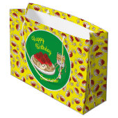 Cute Spaghetti kinderen Birthday Party Kawaii Groot Cadeauzakje (Achterkant Gekanteld)