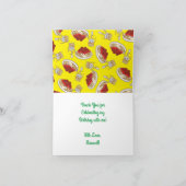 Cute Spaghetti kinderen Birthday Party Kawaii Kaart (Binnen)