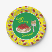 Cute Spaghetti kinderen Birthday Party Kawaii