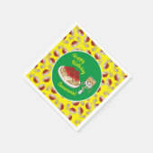 Cute Spaghetti kinderen Birthday Party Kawaii Servet (Hoek)