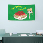 Cute Spaghetti kinderen Birthday Party Kawaii Spandoek (Beurs)