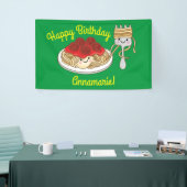 Cute Spaghetti kinderen Birthday Party Kawaii Spandoek (Beurs)