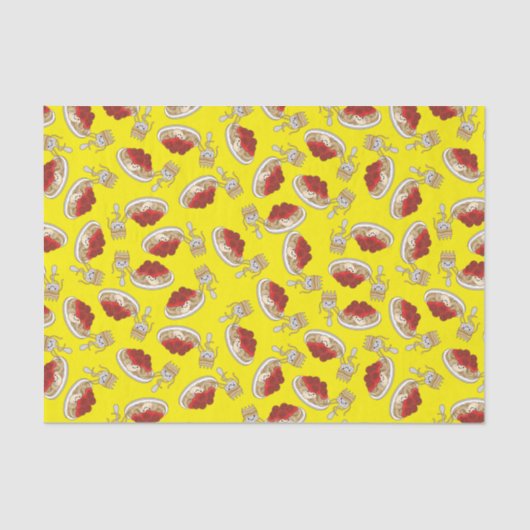 Cute Spaghetti kinderen Birthday Party Kawaii Tissuepapier (Voorkant)