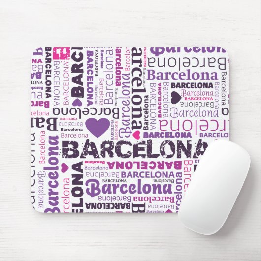 Cute spain barcelona souvernir mousepad muismat (Met muis)