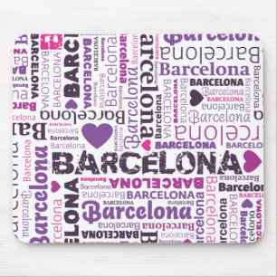 Cute spain barcelona souvernir mousepad muismat
