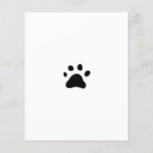 Cute Spaniel Dog wandelend Dog Groomer Flyer (Achterkant)