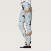 Cute Spaniels patroon Leggings (Links)