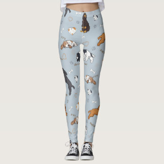 Cute Spaniels patroon Leggings
