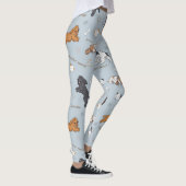 Cute Spaniels patroon Leggings (Rechts)