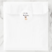 Cute Sparkly Het Is Mijn Verjaardag Hond Sticker (Tas)