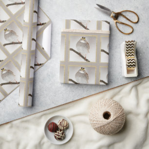 Cute Sparrow Cadeaupapier