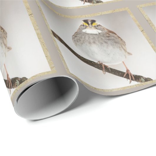 Cute Sparrow Cadeaupapier (Rol Hoek)