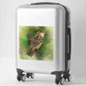 Cute Sparrow Sticker (Koffer)