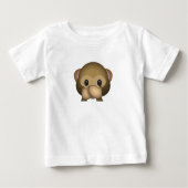 Cute Speak No Evil Monkey Emoji (Voorkant)