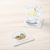 Cute Special Delivery Pizza Baby Shower Party Kartonnen Onderzetters (Insitu)