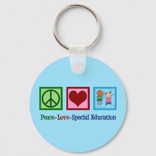 Cute Special Education Teacher Sleutelhanger (Voorkant)