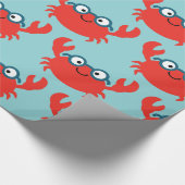 Cute Specky Crab Illustratie Cadeaupapier (Hoek)