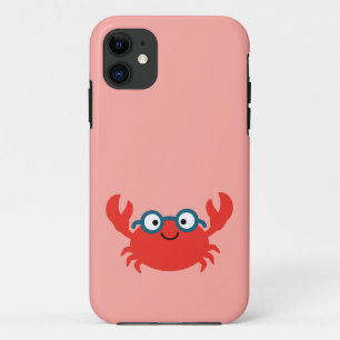Cute Specky Crab Illustratie iPhone 11 Hoesje