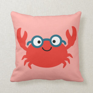 Cute Specky Crab Illustratie Kussen