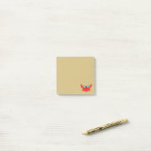 Cute Specky Crab Illustratie Post-it® Notes (Op bureau)
