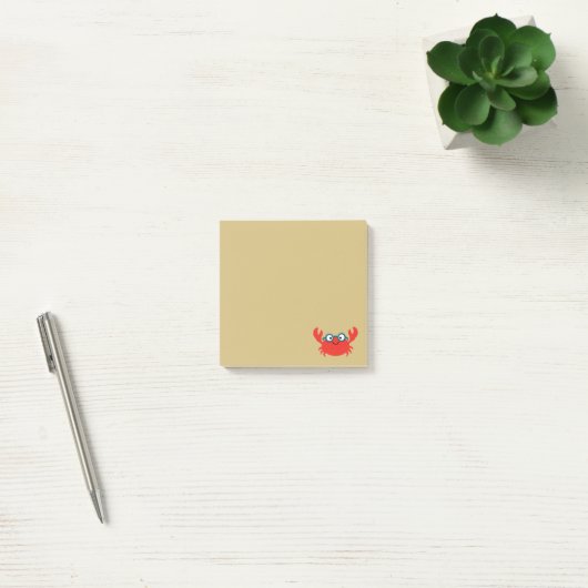 Cute Specky Crab Illustratie Post-it® Notes (Kantoor)