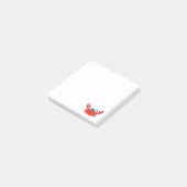 Cute Specky Crab Illustratie Post-it® Notes (Schuin)