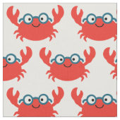 Cute Specky Crab Illustratie Stof (Close Up)