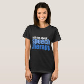 Cute Speech Therapist T-shirt (Voorkant volledig)