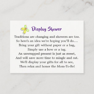 Cute Speelgoed Baby Bunny Rabbit Baby shower Displ Informatiekaartje