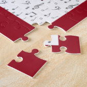 Cute speelgoed dog die het toetsenbord afspeelt legpuzzel (Zijkant)