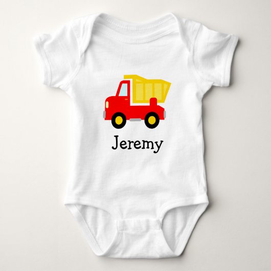 Cute speelgoed dump cartoon baby-springpak voor jo romper (Voorkant)