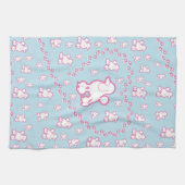 Cute Speelgoed Poodle Pattern Kitchen Towel Theedoek (Horizontaal)