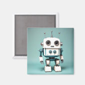 Cute speelgoed robotmagneet magneet (Voorkant / Achterkant)