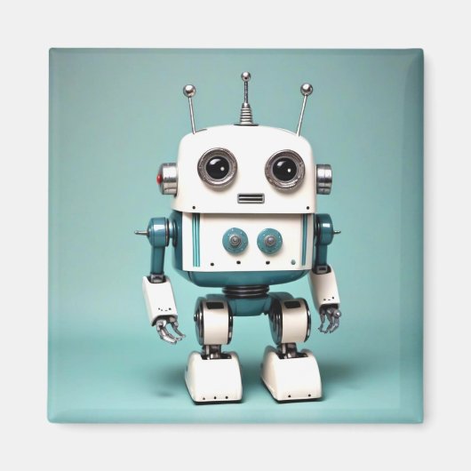 Cute speelgoed robotmagneet magneet (Voorkant)