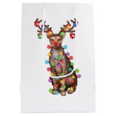 Cute Sphynx Cat Lover Funny Xmas Holiday Gift Medium Cadeauzakje (Achterkant)