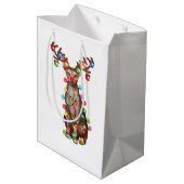 Cute Sphynx Cat Lover Funny Xmas Holiday Gift Medium Cadeauzakje (Achterkant Gekanteld)