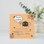 Cute Spider Birthday/Halloween Child (Staand voorkant)