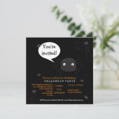 Cute Spider Birthday/Halloween Child (Staand voorkant)