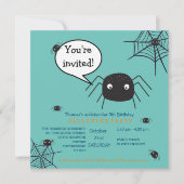 Cute Spider Birthday/Halloween Child (Voorkant)