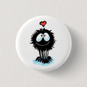 Cute Spider deelt de liefde! Ronde Button 3,2 Cm