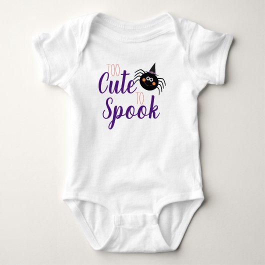 Cute Spider met Citaat Romper (Voorkant)