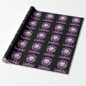 Cute Spider Satan Moon Pastel Gothic Kawaii Cadeaupapier (Uitgerold)