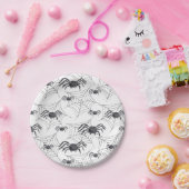 Cute Spider Waterverf Halloween Party Papieren Bordje (Feest)