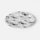 Cute Spider Waterverf Halloween Party Papieren Bordje (Gekanteld)