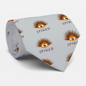 Cute Spiked Oranje Zee Urchin Stropdas (Opgerold)