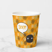 Cute spin en spinweb gepatterd papieren bekers (Achterkant)